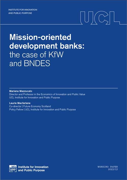 Mission-oriented development banks: the case of KfW and BNDES