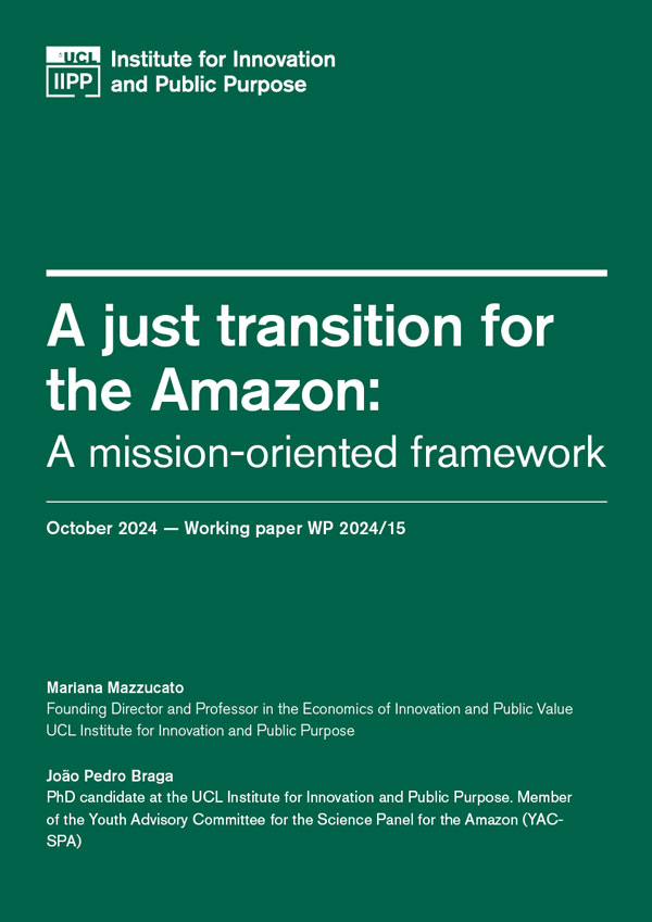 A just transition for the Amazon: A mission-oriented framework