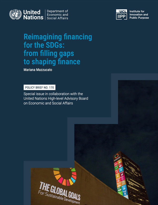 Reimagining financing for the SDGs – from filling gaps to shaping finance