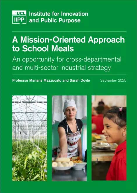 A mission-oriented approach to school meals